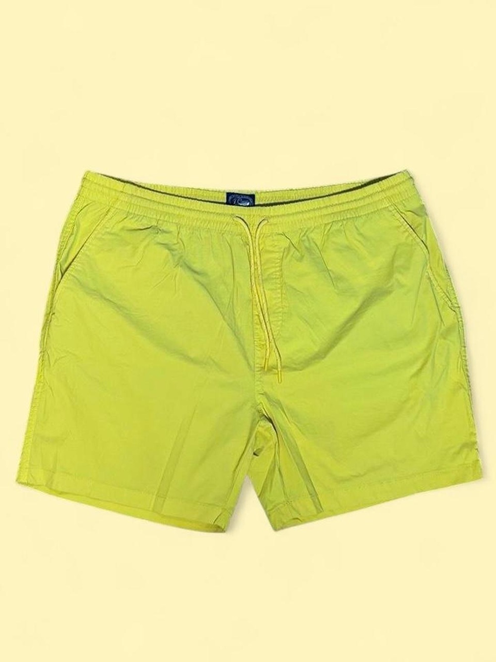 J.Crew Men’s Hybrid Athletic Swim Shorts – Bright Yellow – 6” Inseam
